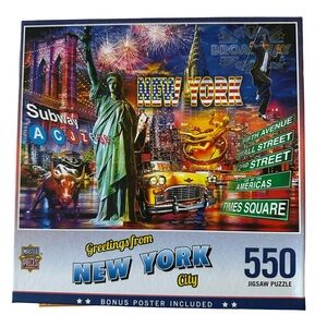 Master Pieces 550 piece New York City Puzzle